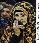 Vasily Surikov Art Print - The Boyarynia Morozova. Detail