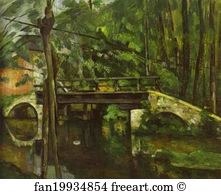 Maincy Art Print - The Bridge At Maincy