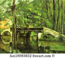 Maincy Art Print - The Bridge Of Maincy Near Melun
