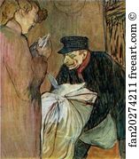Maison Art Print - The Brothel Laundryman / Le Blanchisseur De La "maison"