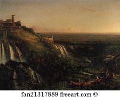 113 Art Print - The Cascatelli, Tivoli, Looking Towards Rome