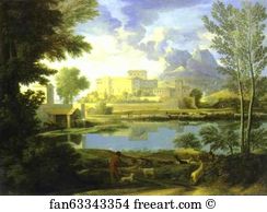 1651 Oil On Canvas Sudeley Castle Art Print - The Castle In Calm Weather