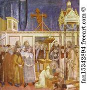 Greccio Art Print - The Celebration Of Christmas At Greccio