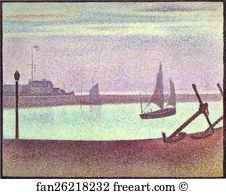Gravelines Art Print - The Channel Of Gravelines, Evening