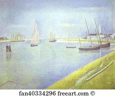 Sea Art Print - The Channel Of Gravelines, The Direction To The Sea