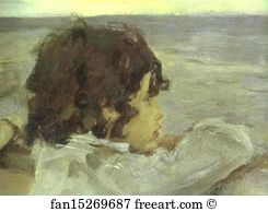 Yura Art Print - The Children. (Yura Serov). Detail