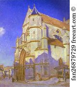 The Church At Moret Art Print - The Church At Moret
