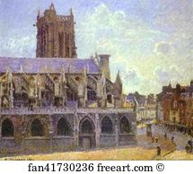 Dieppe Art Print - The Church Of St. Jacques At Dieppe