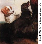 1255 Art Print - The Clavering Children. Detail
