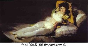 Maja Art Print - The Clothed Maja (La Maja Vestida)