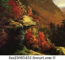 Museum Of American Art Art Print - The Clove, Catskills. Detail