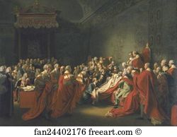 80 Art Print - The Collapse Of The Earl Of Chatham In The House Of Lords, 7 July 1778