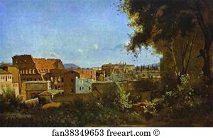 Colosseum Art Print - The Colosseum: View From The Farnese Gardens