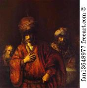 Haman Art Print - The Condemnation Of Haman (Or David And Uriah)