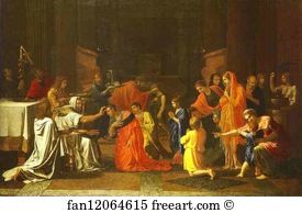 1645 Oil On Canvas Art Print - The Confirmation