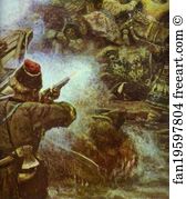Quest Art Print - The Conquest Of Siberia By Yermak. Detail