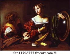 The Magdalen Art Print - The Conversion Of Mary Magdalen