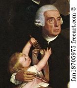 The Copley Family Art Print - The Copley Family. Detail