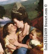 The Copley Family Art Print - The Copley Family. Detail