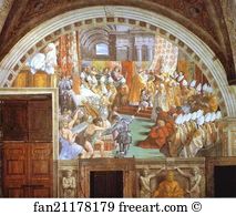 1517 Art Print - The Coronation Of Charlemagne