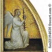 Poplar Art Print - The Coronation Of The Virgin Among Saints And Angels. Detail