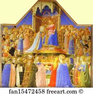 213 Art Print - The Coronation Of The Virgin