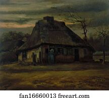 Cottages Art Print - The Cottage