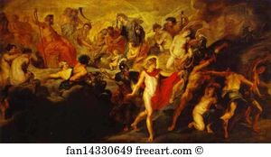 Council Art Print - The Council Of The Gods