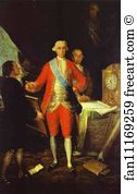 Banco Art Print - The Count Of Floridablanca And Goya