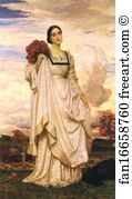 1879 Oil On Canvas Private Collection Art Print - The Countess Brownlow