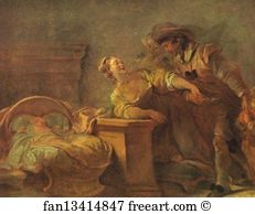 Happy Family Art Print - The Cradle Of The Happy Family