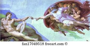 Vatican Art Print - The Creation Of Adam