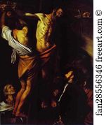 Caravaggio Art Print - The Cricifixion Of St. Andrew