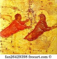 Pavlo Obnorsky Art Print - The Crucifixion. Detail