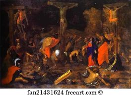 Nicolas Poussin Art Print - The Crucifixion