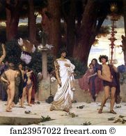 518 Art Print - The Daphnephoria. Detail