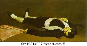 1864 Art Print - The Dead Toreador