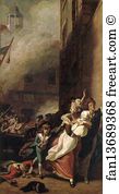 Support 2515 X 3658 Mm Tate Gallery Art Print - The Death Of Major Peirson, 6 January 1781. Detail
