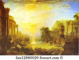 Joseph Mallord William Turner Art Print - The Decline Of The Carthaginian Empire