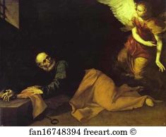 1639 Oil On Canvas Museo Del Prado Art Print - The Deliverance Of St. Peter