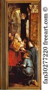 1611 1614 Oil On Panel Cathedral Art Print - The Descent From The Cross