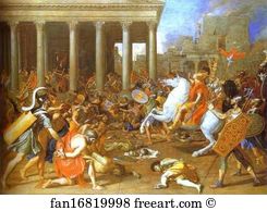 Destruction Art Print - The Destruction Of The Temple In Jerusalem