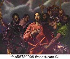 Disrobing Of Christ Art Print - The Disrobing Of Christ