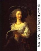 Waddesdon Manor Art Print - The Duchess De Polignac