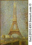 Usa Art Print - The Eiffel Tower