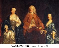 Eliot Art Print - The Eliot Family. Detail