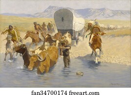 Frederic Art Print - The Emigrants