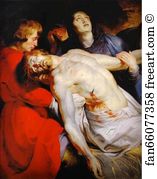 1612 Art Print - The Entombment. Detail