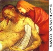 The Entombment Art Print - The Entombment. Detail