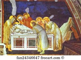 San Francesco Art Print - The Entombment